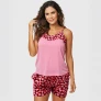Pijama Curto Feminino Amour Alça
